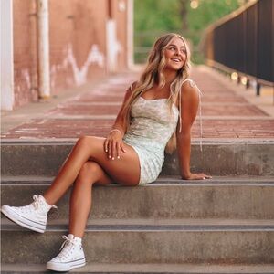 Elegant Green Dress WORN ONCE